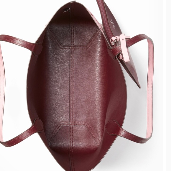 Authentic Kate Spade reversible Leather tote/pouch - Picture 7 of 9